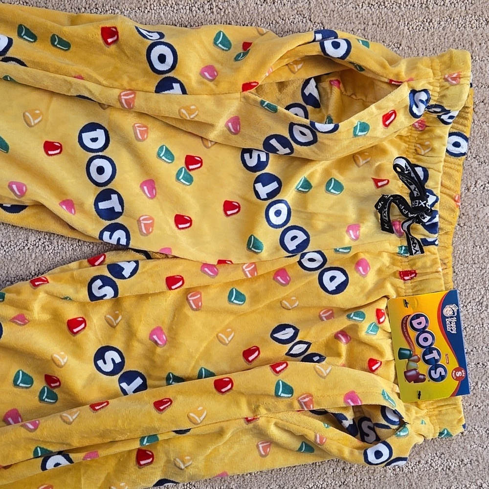Happy Boxer Candy DOTS pajama pant candy design S retro Collect Funny Soft Nwt - Picture 7 of 7